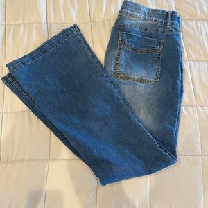 Classic Blue Boot Cut Jeans for Women